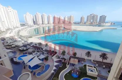 شقة - 2 غرف نوم - 2 حمامات للايجار في إمبيريال دايموند - فيفا بحرية - جزيرة اللؤلؤة - الدوحة