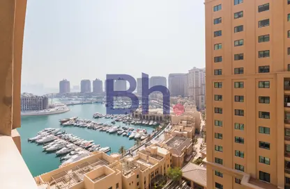 Apartment - 1 Bedroom - 2 Bathrooms for rent in West Porto Drive - Porto Arabia - The Pearl Island - Doha