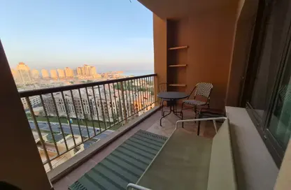 Apartment - 1 Bedroom - 2 Bathrooms for rent in East Porto Drive - Porto Arabia - The Pearl Island - Doha