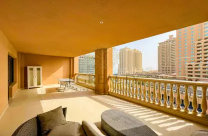 Apartment - 1 Bedroom - 1 Bathroom for rent in East Porto Drive - Porto Arabia - The Pearl Island - Doha
