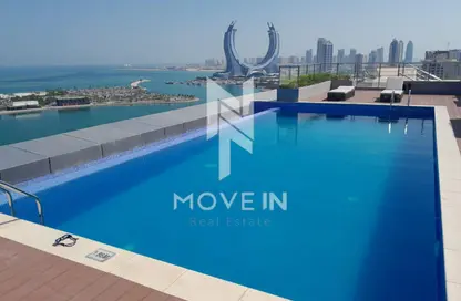 Apartment - 2 Bedrooms - 3 Bathrooms for rent in Lusail Residence - Marina District - Lusail