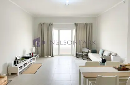 Living / Dining Room image for: Apartment - 1 Bedroom - 2 Bathrooms for sale in Dara - Fox Hills - Lusail, Image 1