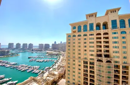 Apartment - 2 Bedrooms - 3 Bathrooms for rent in West Porto Drive - Porto Arabia - The Pearl Island - Doha
