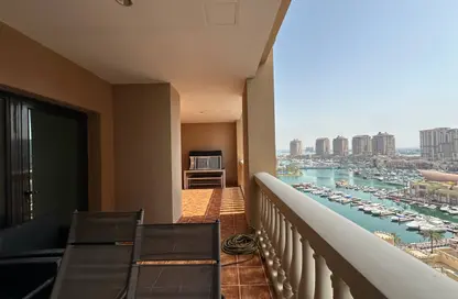 Apartment - 1 Bedroom - 2 Bathrooms for sale in East Porto Drive - Porto Arabia - The Pearl Island - Doha