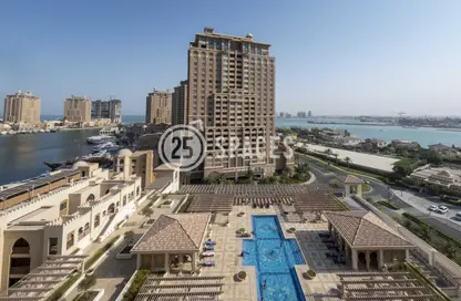 Pool image for: Apartment - 2 Bedrooms - 3 Bathrooms for sale in West Porto Drive - Porto Arabia - The Pearl Island - Doha, Image 1