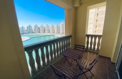 Apartment - Studio - 1 Bathroom for rent in Viva East - Viva Bahriyah - The Pearl Island - Doha
