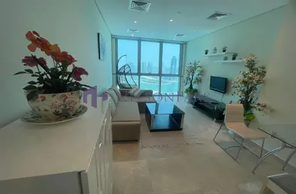 Apartment - 1 Bedroom - 2 Bathrooms for rent in Zig Zag Tower B - Zig Zag Towers - West Bay - Doha