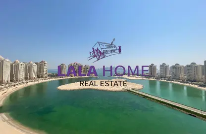 شقة - غرفة نوم - 2 حمامات للايجار في فيفا غرب - فيفا بحرية - جزيرة اللؤلؤة - الدوحة