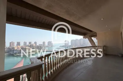 شقة - 3 غرف نوم - 4 حمامات للايجار في جزيرة اللؤلؤة - الدوحة