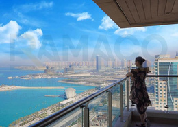 Apartment - 2 bedrooms - 2 bathrooms for rent in FJ8 Residential Tower - Marina District - Lusail