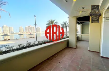 تاون هاوس - غرفة نوم - 2 حمامات للايجار في فيفا غرب - فيفا بحرية - جزيرة اللؤلؤة - الدوحة