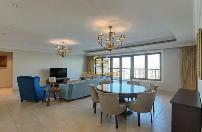 Apartment - 3 Bedrooms - 3 Bathrooms for rent in East Porto Drive - Porto Arabia - The Pearl Island - Doha