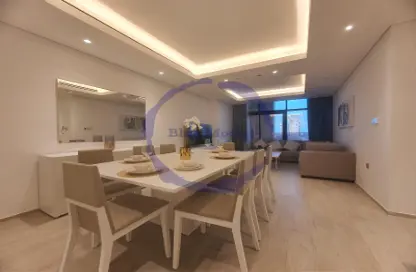 Living / Dining Room image for: Apartment - 3 Bedrooms - 3 Bathrooms for rent in Regency Residence Fox Hills 1 - Lusail, Image 1