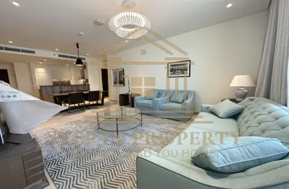 Apartment - 2 Bedrooms - 4 Bathrooms for rent in Lusail Residence - Marina District - Lusail