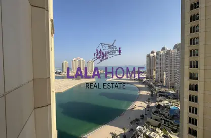 Apartment - 1 Bedroom - 2 Bathrooms for rent in Viva West - Viva Bahriyah - The Pearl Island - Doha