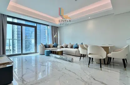 Apartment - 2 Bedrooms - 3 Bathrooms for rent in Lusail Residence - Marina District - Lusail