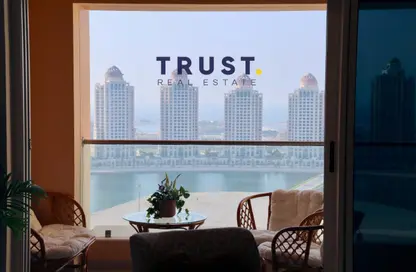 Apartment - 1 Bedroom - 2 Bathrooms for rent in Viva West - Viva Bahriyah - The Pearl Island - Doha