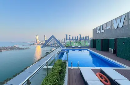 شقة - 2 غرف نوم - 3 حمامات للايجار في برج مارينا 02 - منطقة المارينا - الوسيل