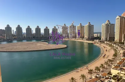 شقة - 2 غرف نوم - 3 حمامات للايجار في فيفا غرب - فيفا بحرية - جزيرة اللؤلؤة - الدوحة