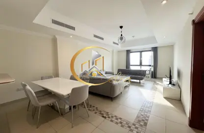 شقة - غرفة نوم - 2 حمامات للايجار في منازل تاون هاوس - بورتو أرابيا - جزيرة اللؤلؤة - الدوحة