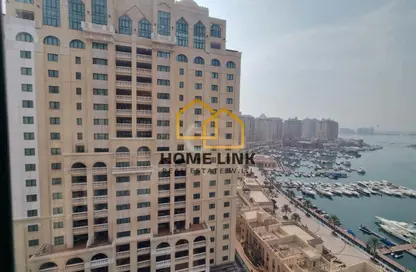 Apartment - 1 Bedroom - 2 Bathrooms for rent in East Porto Drive - Porto Arabia - The Pearl Island - Doha Apartment - 1 Bedroom - 2 Bathrooms for rent in East Porto Drive - Porto Arabia - The Pearl Island - Doha
