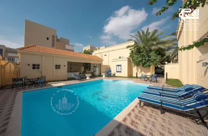Pool image for: Villa - 4 Bedrooms - 3 Bathrooms for rent in Beverly Hills 13 - Fereej Al Ali - Doha, Image 1