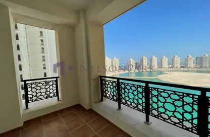 Apartment - Studio - 1 Bathroom for rent in Viva West - Viva Bahriyah - The Pearl Island - Doha