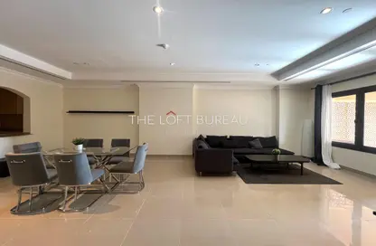 Apartment - 1 Bedroom - 2 Bathrooms for rent in East Porto Drive - Porto Arabia - The Pearl Island - Doha