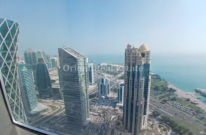 مساحات مكتبية - استوديو - 2 حمامات للايجار في برج بالم -ب - أبراج بالم - الخليج الغربي - الدوحة