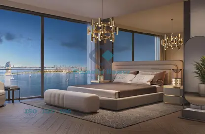 Room / Bedroom image for: Apartment - 2 Bedrooms - 4 Bathrooms for sale in Qetaifan Islands - Lusail, Image 1