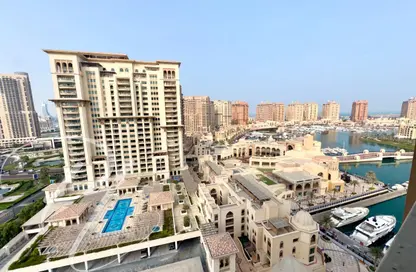 Apartment - 1 Bedroom - 2 Bathrooms for rent in Tower 5 - Porto Arabia - The Pearl Island - Doha