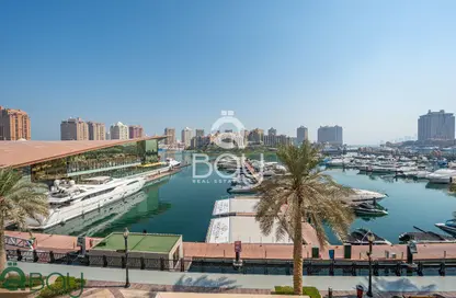 Apartment - 1 Bedroom - 2 Bathrooms for rent in Tower 6 - Porto Arabia - The Pearl Island - Doha