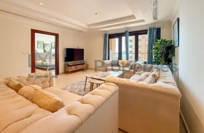 Apartment - 1 Bedroom - 2 Bathrooms for rent in East Porto Drive - Porto Arabia - The Pearl Island - Doha
