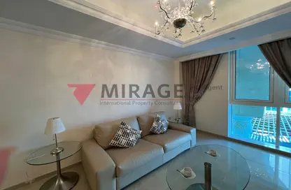 Apartment - 1 Bedroom - 2 Bathrooms for rent in Tower 10 - Porto Arabia - The Pearl Island - Doha