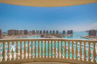 Apartment - 3 Bedrooms - 4 Bathrooms for rent in West Porto Drive - Porto Arabia - The Pearl Island - Doha