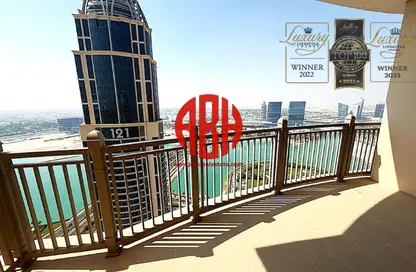 شقة - غرفة نوم - 2 حمامات للايجار في ابراج باي - منطقة الأبراج - جزيرة اللؤلؤة - الدوحة