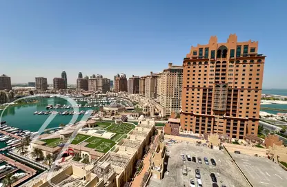 شقة - غرفة نوم - 2 حمامات للايجار في برج 18 - بورتو أرابيا - جزيرة اللؤلؤة - الدوحة