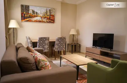 Living / Dining Room image for: Apartment - 1 Bedroom - 1 Bathroom for rent in Salaja Street - Doha Al Jadeed - Doha, Image 1