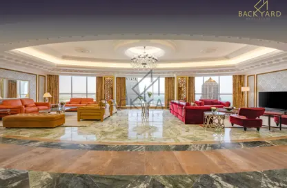 Apartment - 6 Bedrooms - 7 Bathrooms for rent in Dusit Hotel  and  Suites Doha - Diplomatic Street - West Bay - Doha Apartment - 6 Bedrooms - 7 Bathrooms for rent in Dusit Hotel  and  Suites Doha - Diplomatic Street - West Bay - Doha