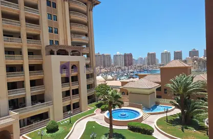 Apartment - 2 Bedrooms - 3 Bathrooms for rent in East Porto Drive - Porto Arabia - The Pearl Island - Doha