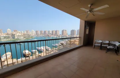 Apartment - 2 Bedrooms - 3 Bathrooms for rent in East Porto Drive - Porto Arabia - The Pearl Island - Doha
