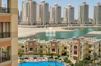 Apartment - Studio - 1 Bathroom for rent in Al Mutahidah Tower - Viva Bahriyah - The Pearl Island - Doha