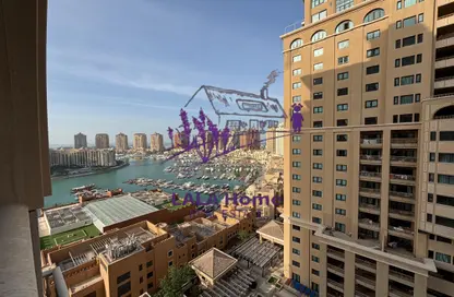 Apartment - 1 Bedroom - 2 Bathrooms for rent in East Porto Drive - Porto Arabia - The Pearl Island - Doha