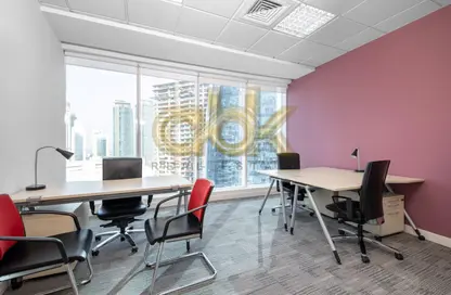 Office Space - Studio - 1 Bathroom for rent in Alfardan Commercial Tower - Alfardan Towers - West Bay - Doha