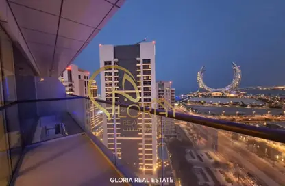 Apartment - 1 Bedroom - 2 Bathrooms for rent in Burj DAMAC Marina - Marina District - Lusail Apartment - 1 Bedroom - 2 Bathrooms for rent in Burj DAMAC Marina - Marina District - Lusail