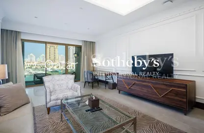 شقة - غرفة نوم - 2 حمامات للايجار في The St. Regis Marsa Arabia Island - Marsa Arabia - جزيرة اللؤلؤة - الدوحة