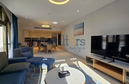 شقة - 2 غرف نوم - 3 حمامات للايجار في البلاج الجنوبي - البلاج - جزيرة اللؤلؤة - الدوحة