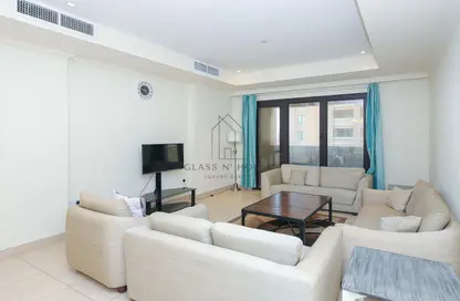 Apartment - 1 Bedroom - 2 Bathrooms for rent in East Porto Drive - Porto Arabia - The Pearl Island - Doha