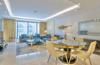 شقق فندقية - غرفة نوم - 2 حمامات للايجار في مركز المدينة - مدينة قطر الترفيهية - الوسيل