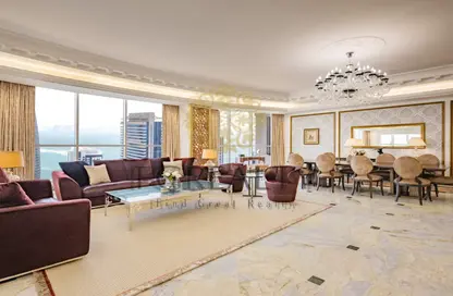 Apartment - 5 Bedrooms - 5 Bathrooms for rent in Dusit Hotel  and  Suites Doha - Diplomatic Street - West Bay - Doha